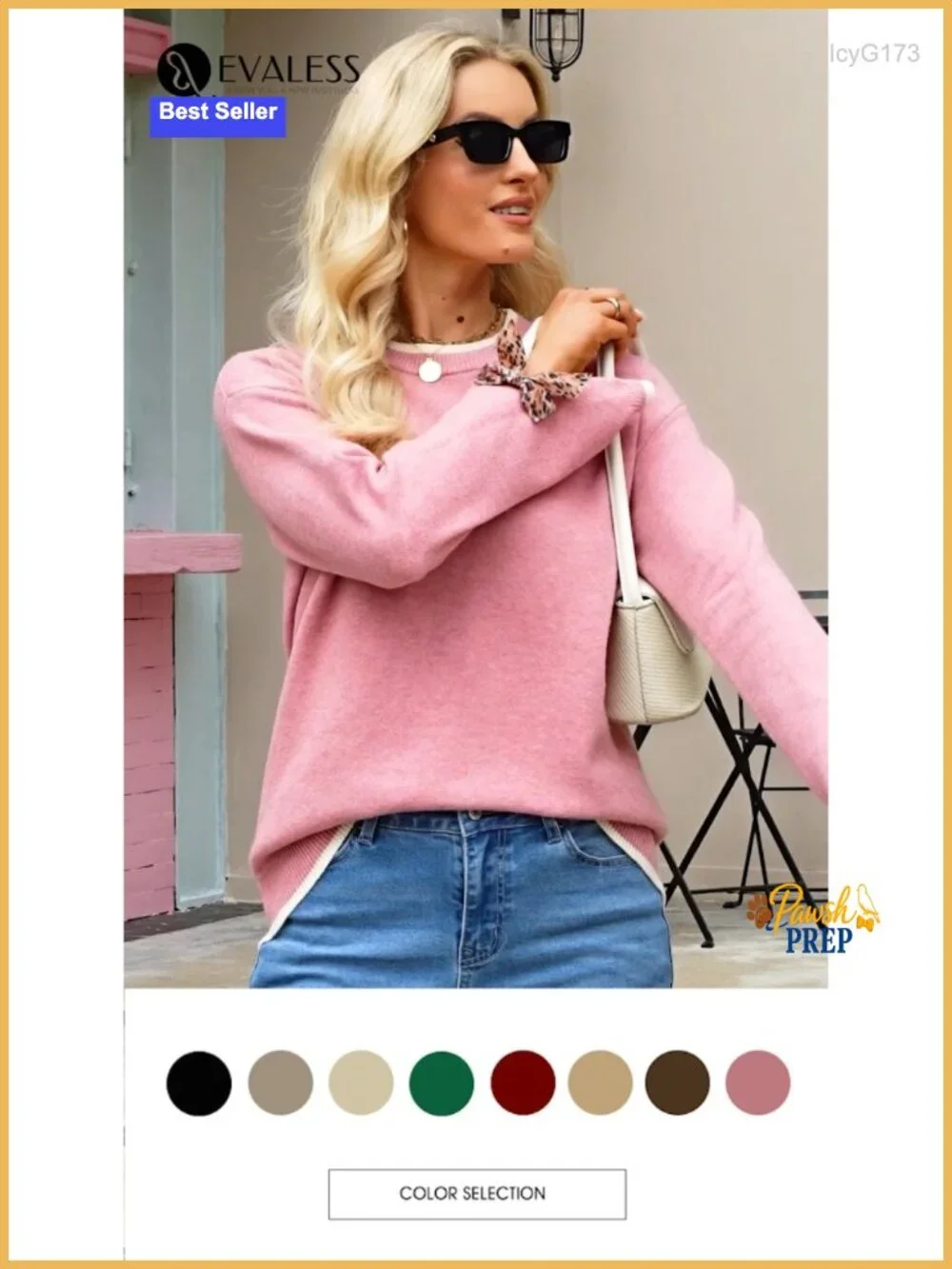 Womens Leopard Print Bow Long Sleeve Knit Pullover Sweater Fall Tops Loose Fit